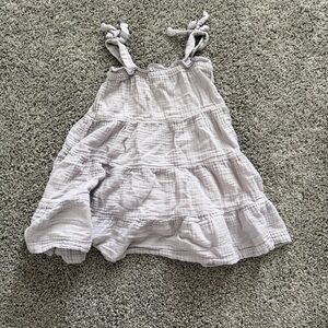 H&M Light Lavender Gauze Tie-Shoulder Sundress